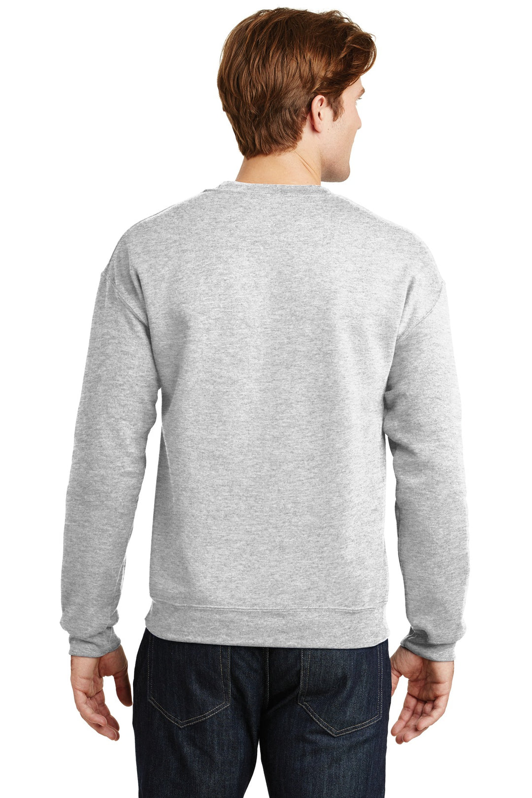 Ash Gildan Heavy Blend Crewneck Sweatshirt. 18000