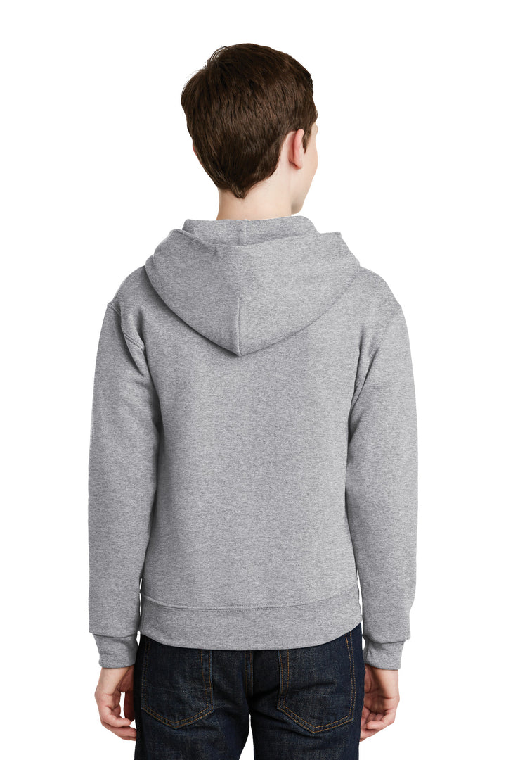AthlHthr Jerzees - Youth NuBlend Pullover Hooded Sweatshirt. 996Y