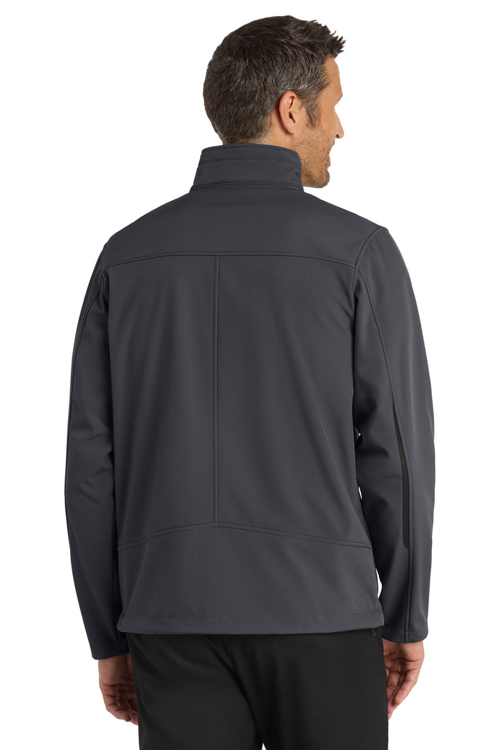 Batlshp Grey Port Authority Welded Soft Shell Jacket. J324