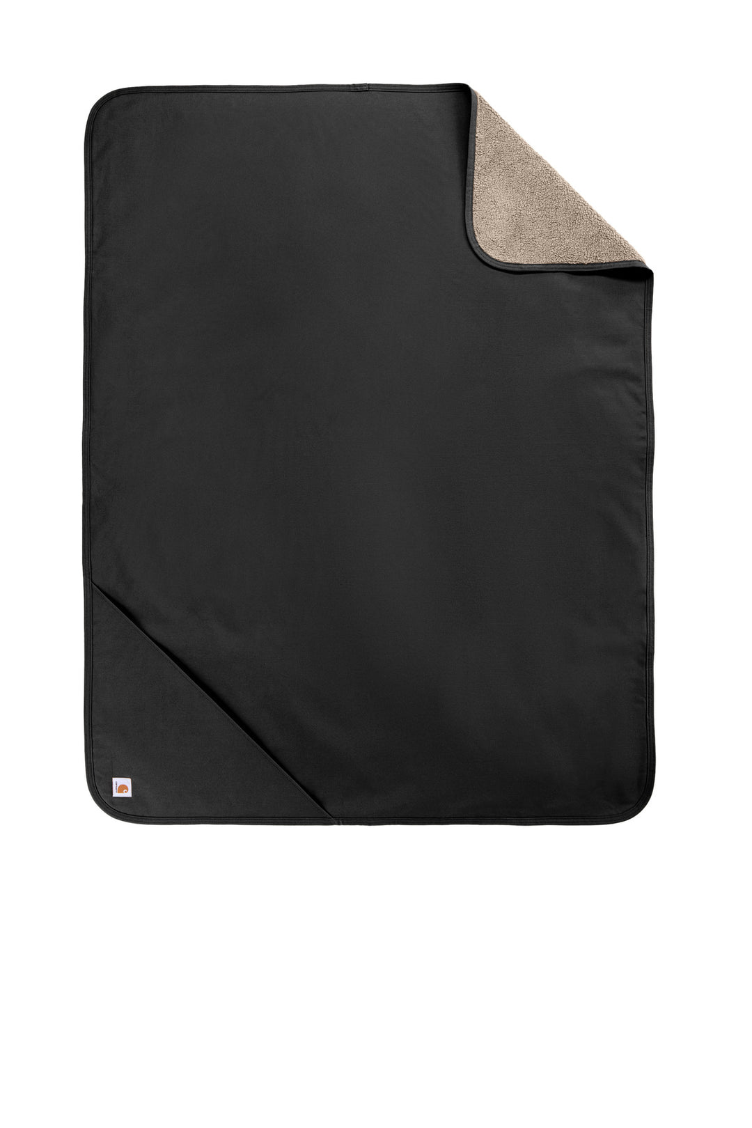 Black Carhartt Firm Duck Sherpa-Lined Blanket CTP0000502