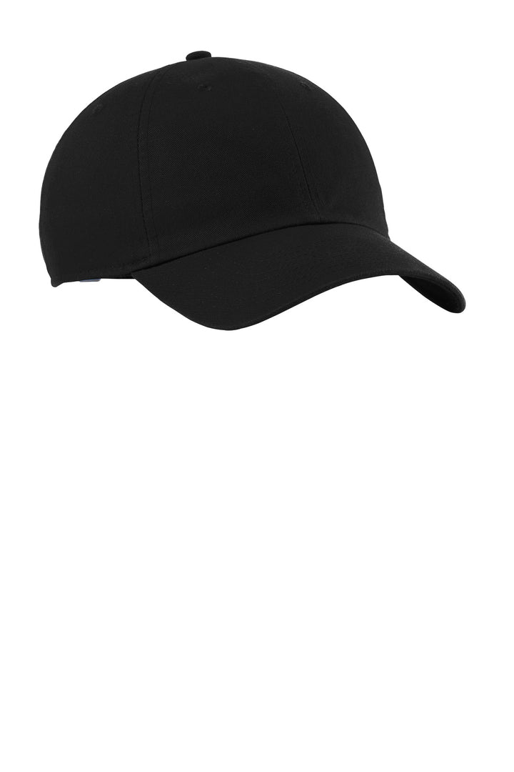 Black Nike Heritage Cotton Twill Cap NKFB5677