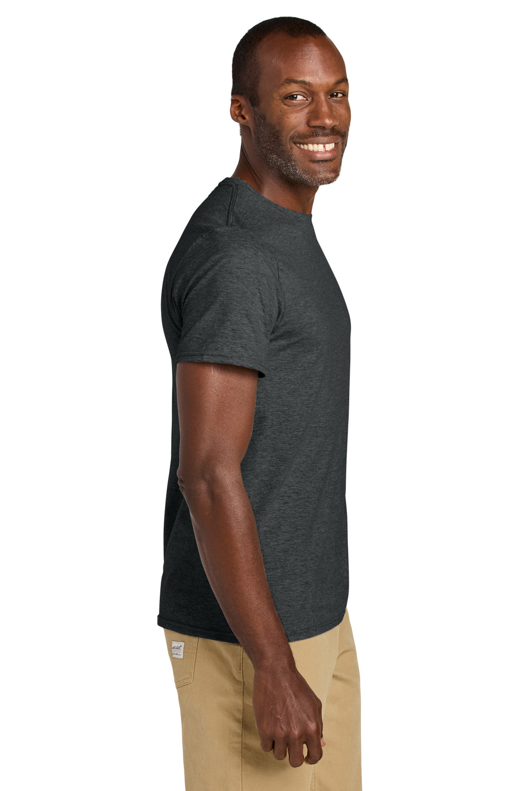 BlkHthr Jerzees Classics Unisex Cotton T-Shirt 363M