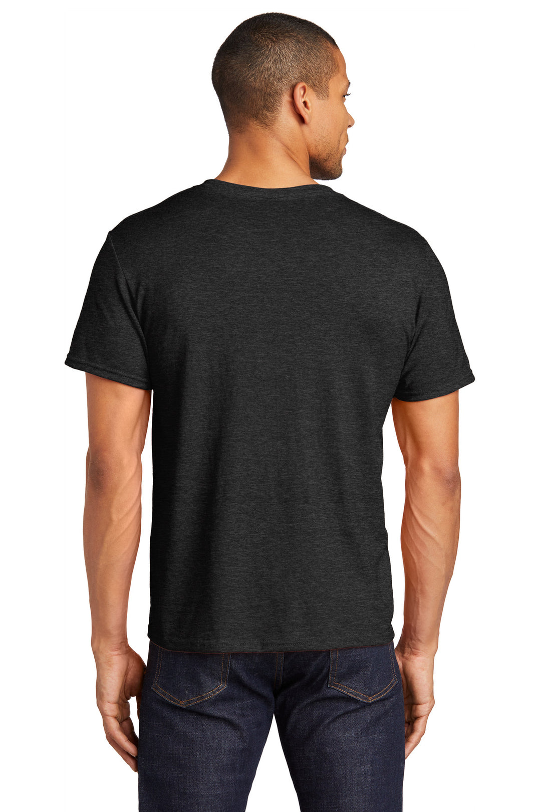 BlkInkHtr Jerzees Premium Blend Ring Spun T-Shirt 560M