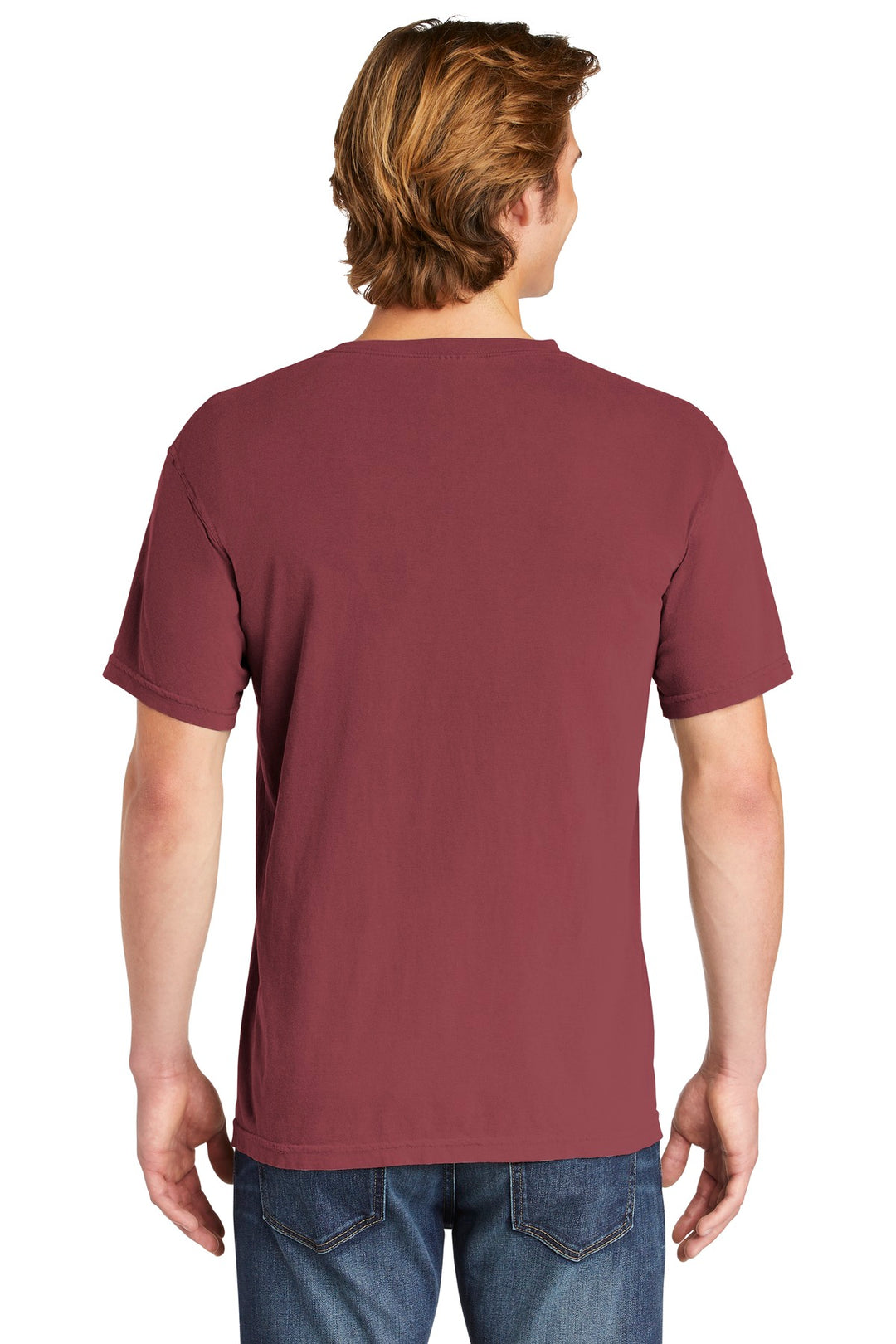 Brick COMFORT COLORS Heavyweight Ring Spun Tee. 1717