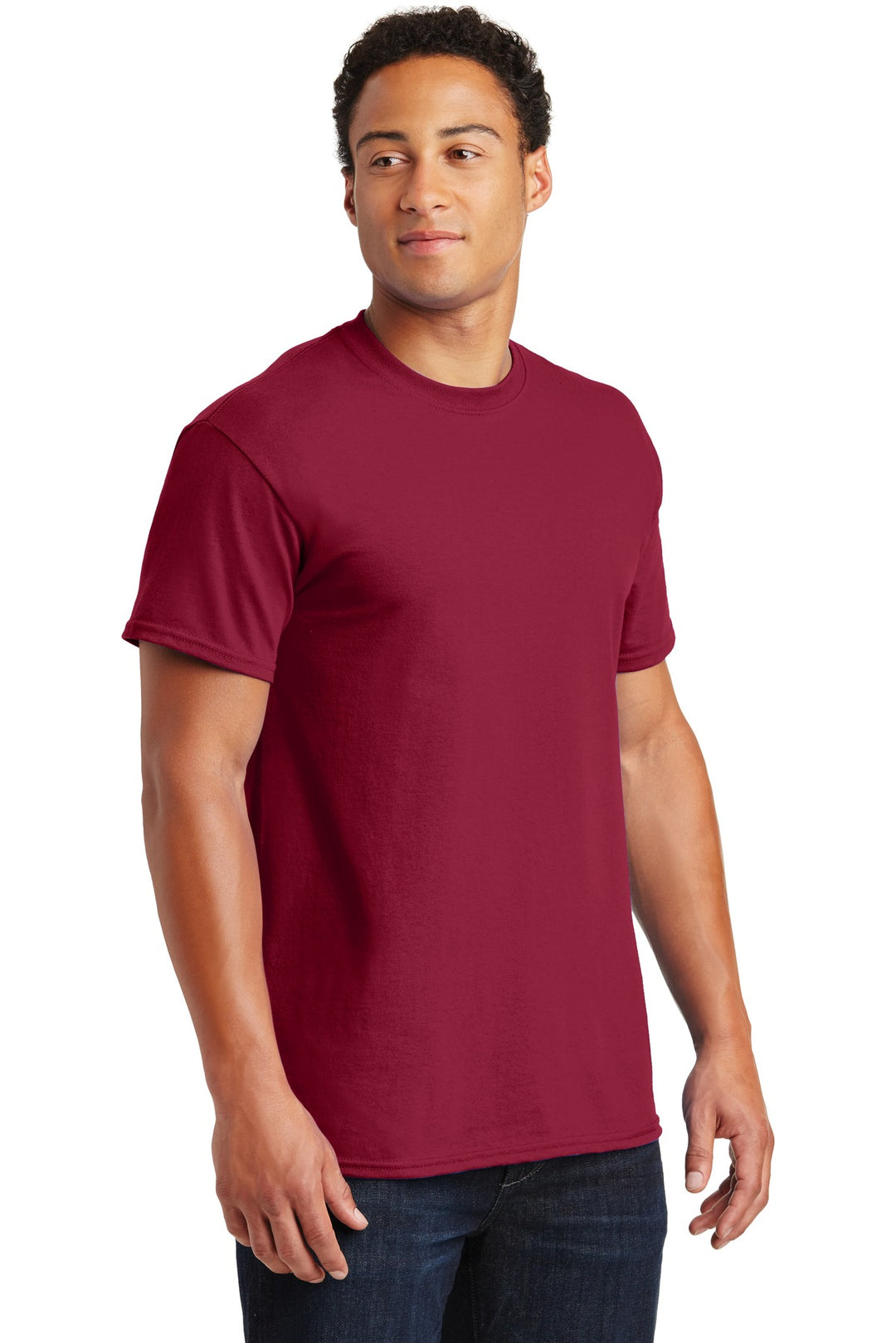 Cardinal Red Gildan - Ultra Cotton 100% US Cotton T-Shirt. 2000