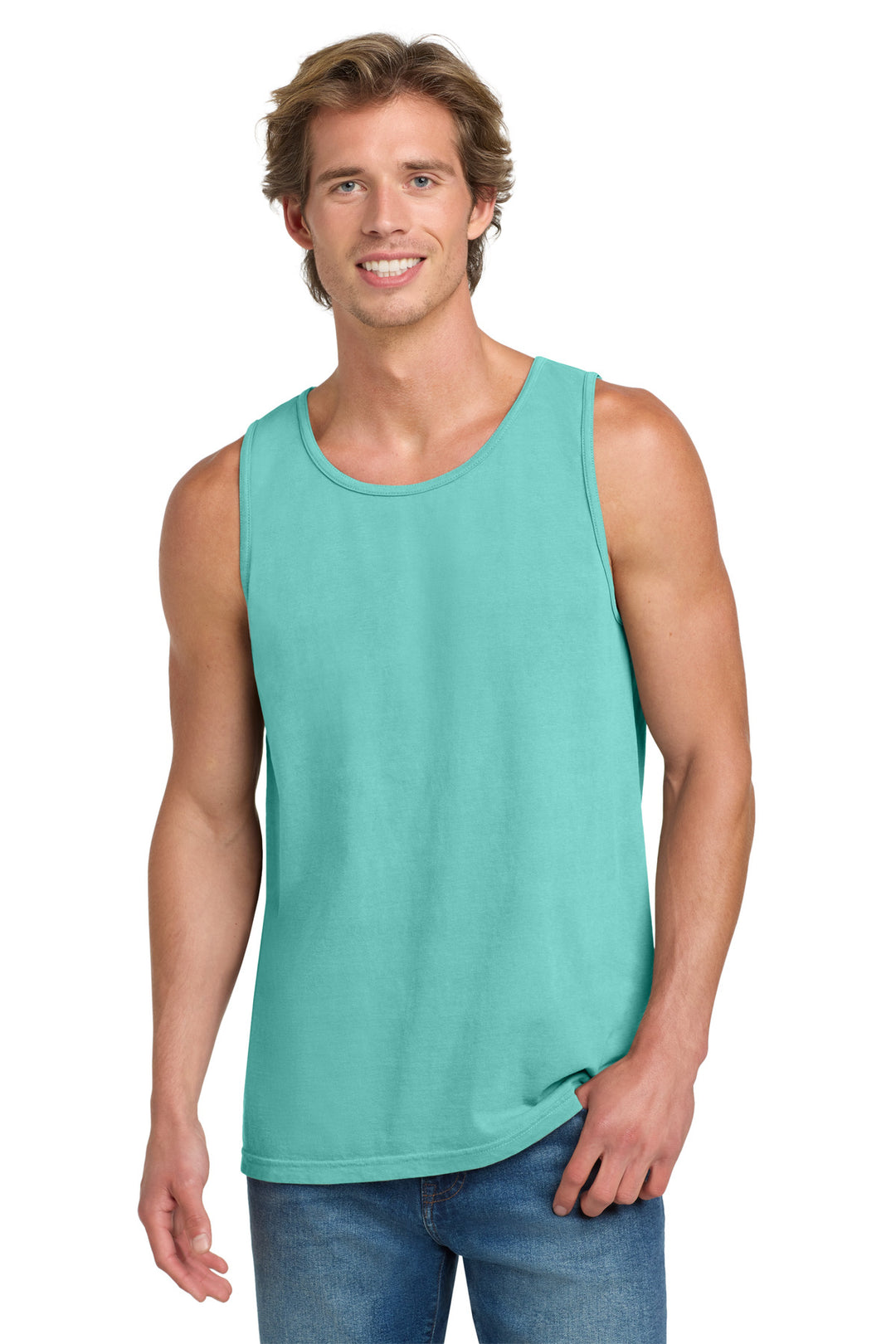 Chalky Mint COMFORT COLORS Heavyweight Ring Spun Tank Top. 9360