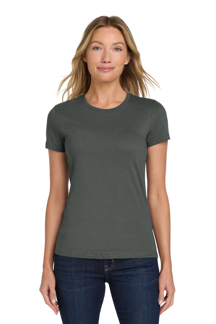 Charcoal Gildan Softstyle Women's T-Shirt. 64000L