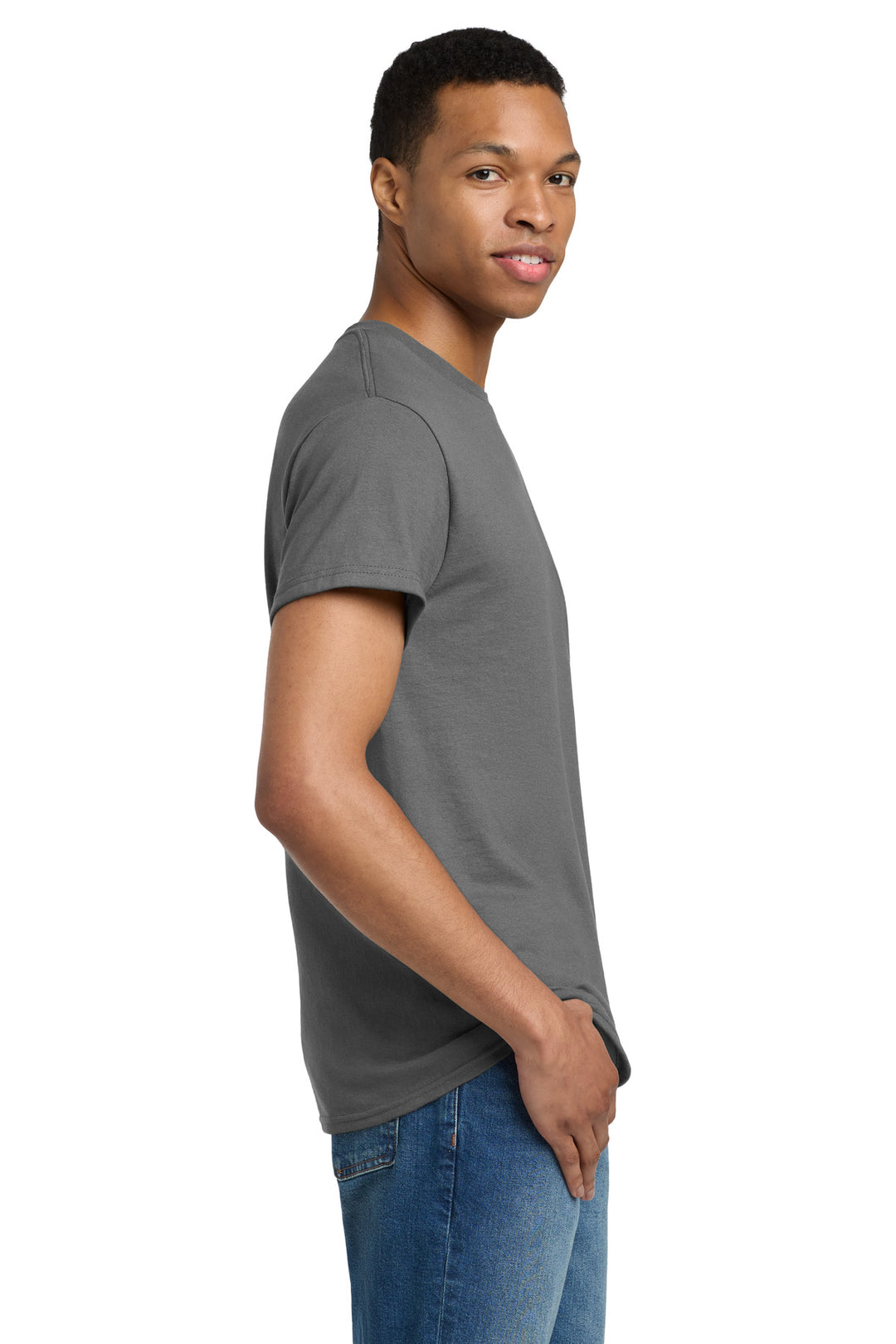 Charcoal Gildan Tall 100% US Cotton T-Shirt 2000T