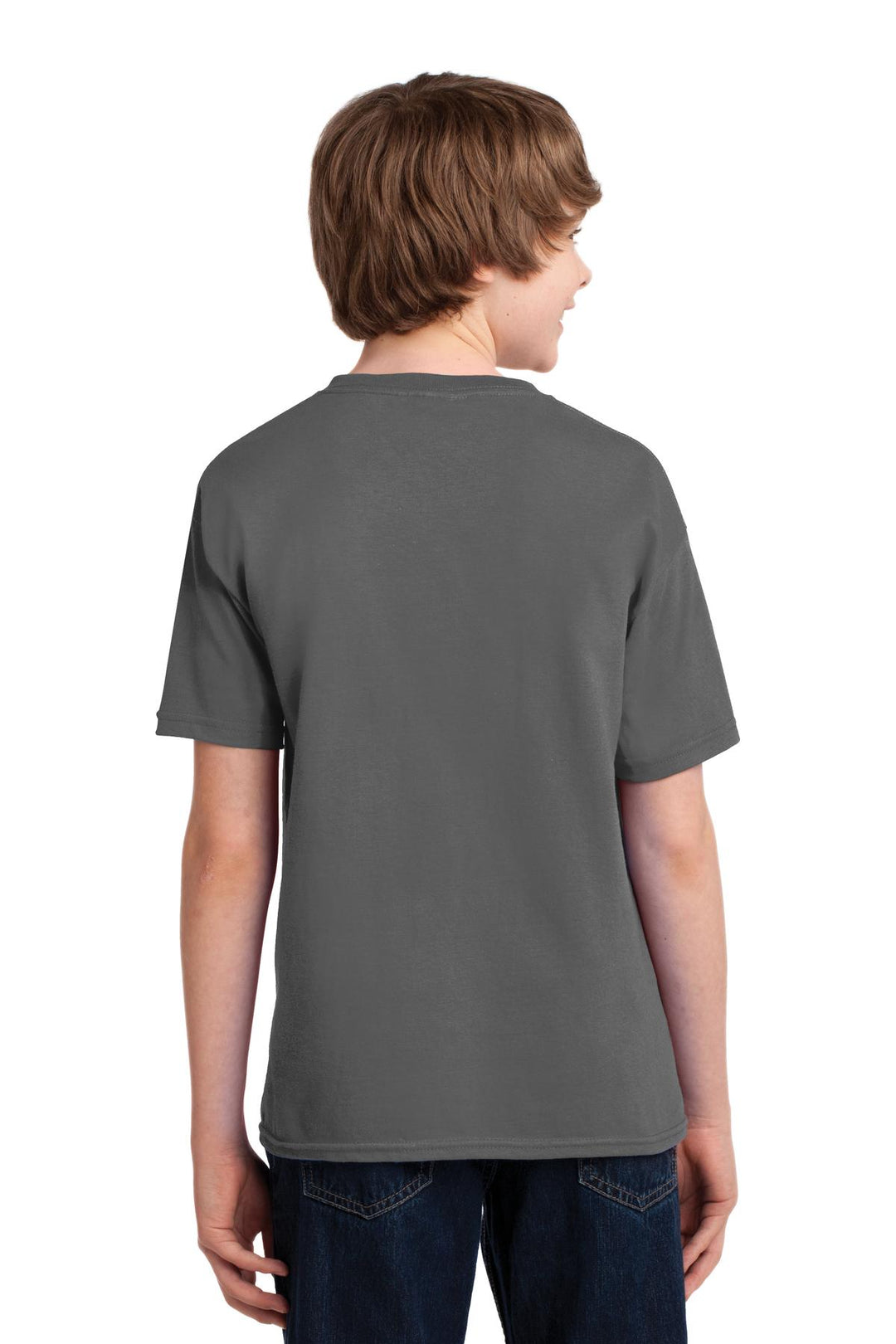Charcoal Gildan Youth Gildan Performance T-Shirt. 42000B