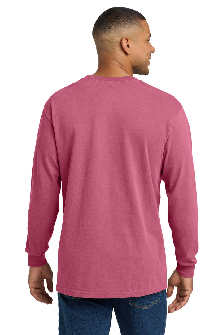Crunchbrry COMFORT COLORS Heavyweight Ring Spun Long Sleeve Pocket Tee. 4410