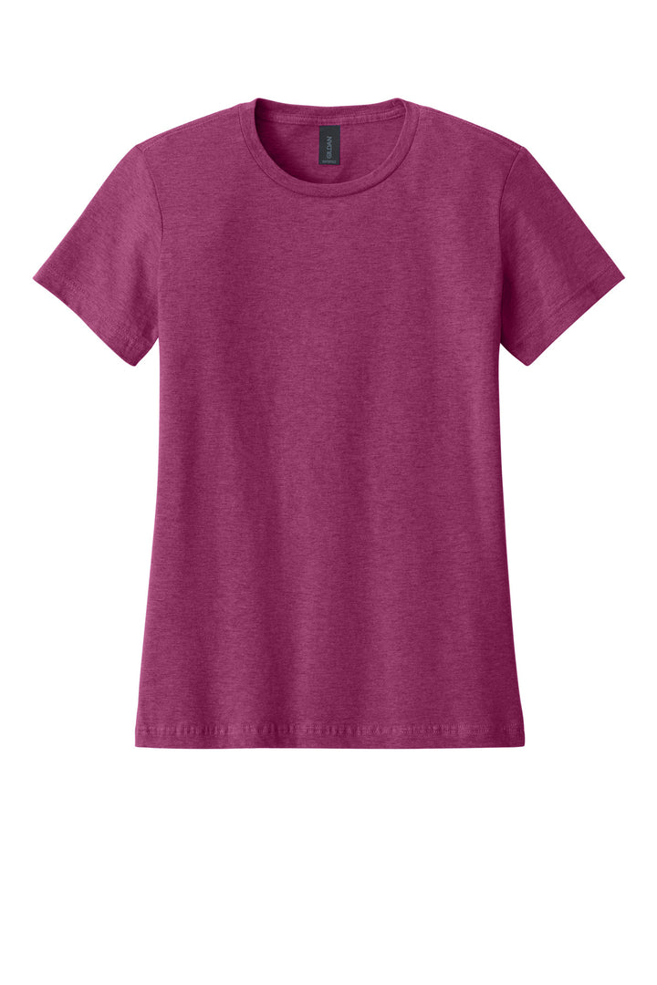 Front View of Antqu Helcnia Gildan Softstyle Women's T-Shirt. 64000L