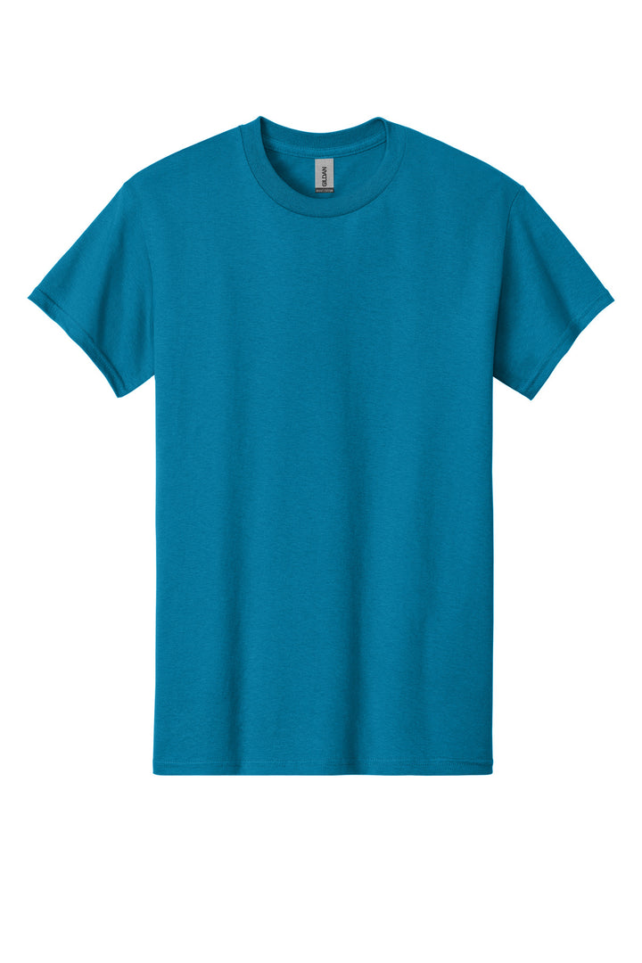 Front View of Antqu Sapphire Gildan - Heavy Cotton 100% Cotton T-Shirt. 5000