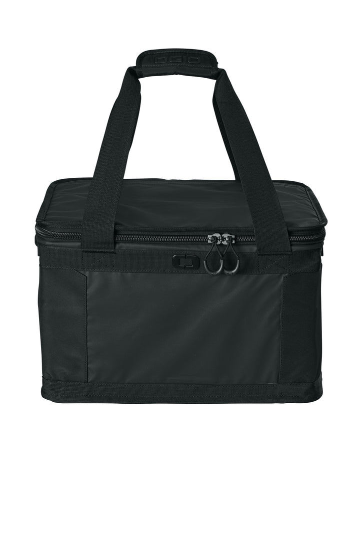 Front View of Blacktop OGIO Gear Mid Cube 90001