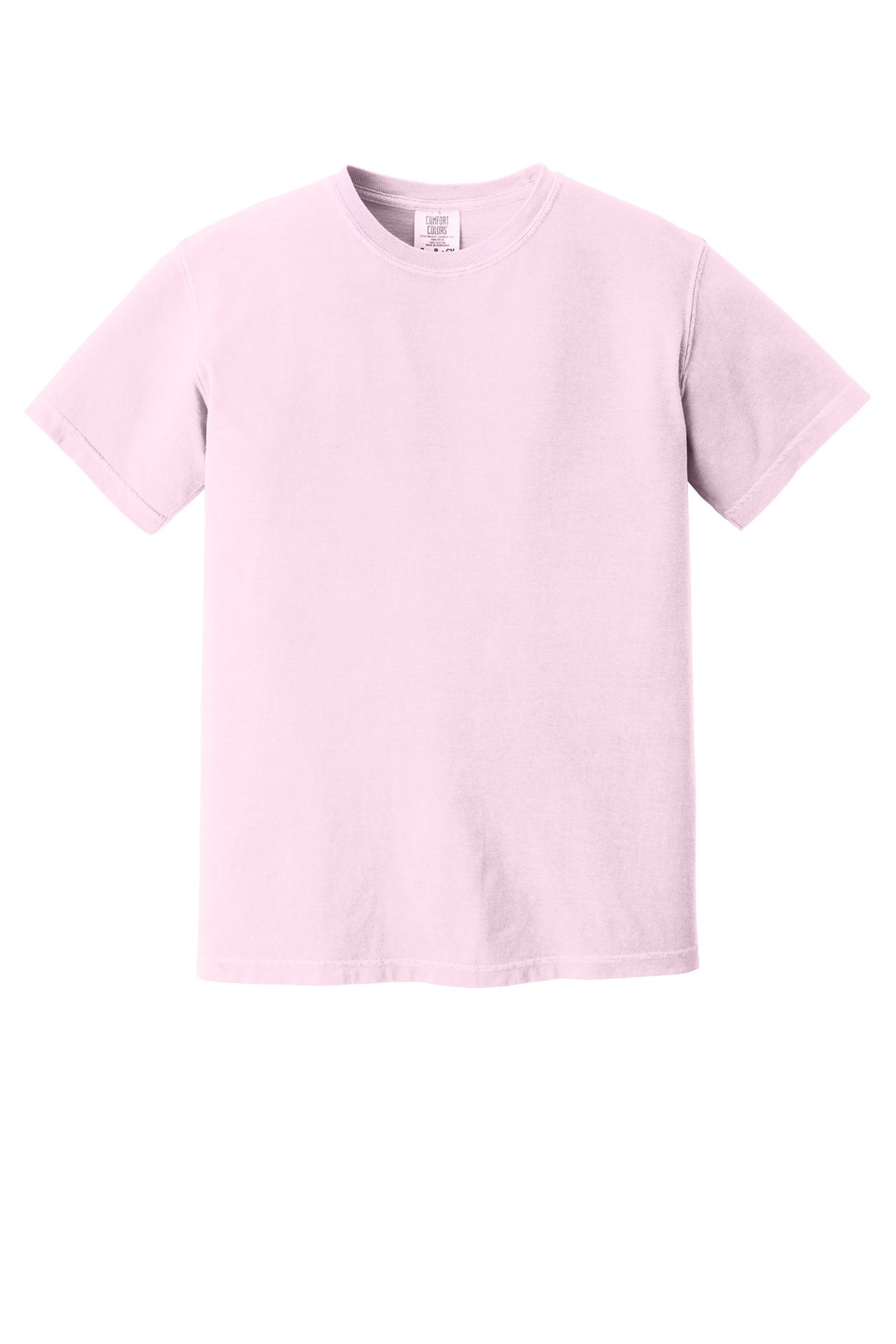 Front View of Blossom COMFORT COLORS Heavyweight Ring Spun Tee. 1717
