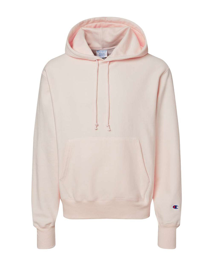 Front View of Body Blush Reverse Weave® Hooded Sweatshirt - S101