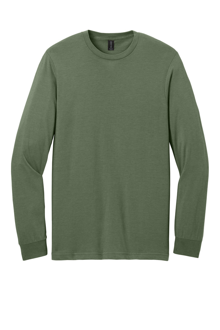 Front View of Cactus Gildan Softstyle CVC Long Sleeve Tee 64440CVC