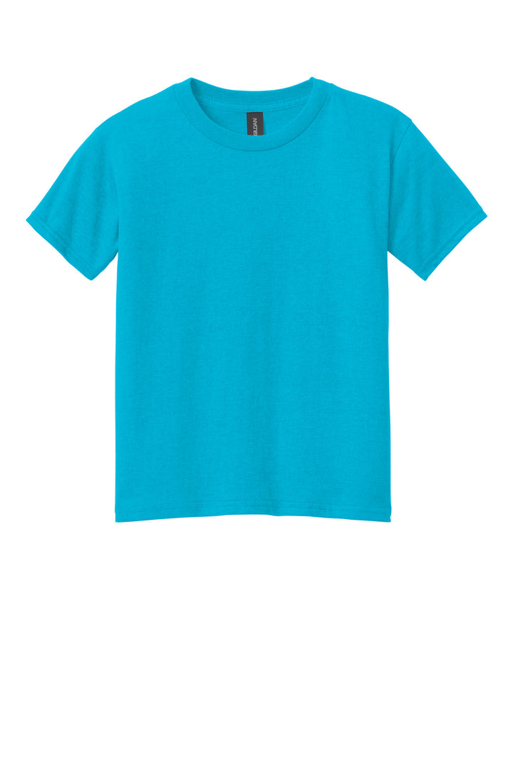 Front View of CariMist Gildan Youth Softstyle CVC Tee 64000BCVC