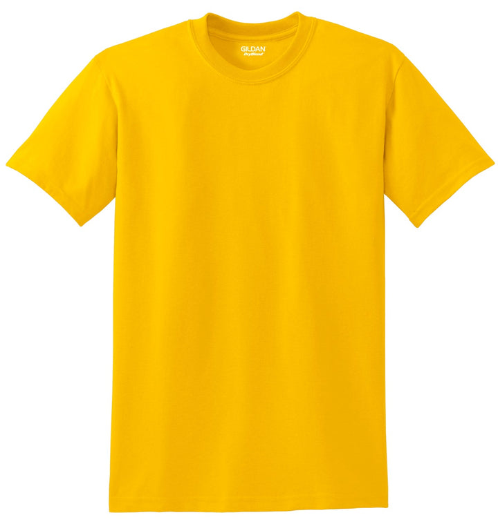 Front View of Daisy Gildan DryBlend 50 Cotton/50 Poly T-Shirt. 8000