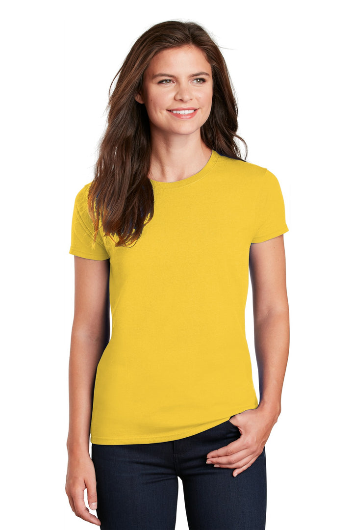 Front View of Daisy Gildan Women's Ultra Cotton 100% US Cotton T-Shirt. 2000L