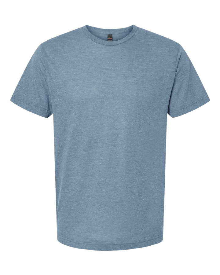 Front View of Denim Tri Blend Tri-Blend T-Shirt - 254