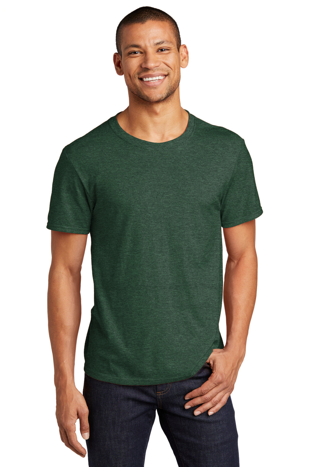 Front View of ForestGnHt Jerzees Premium Blend Ring Spun T-Shirt 560M