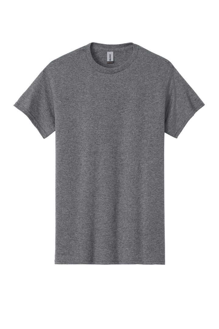 Front View of GphHeather Gildan - Heavy Cotton 100% Cotton T-Shirt. 5000