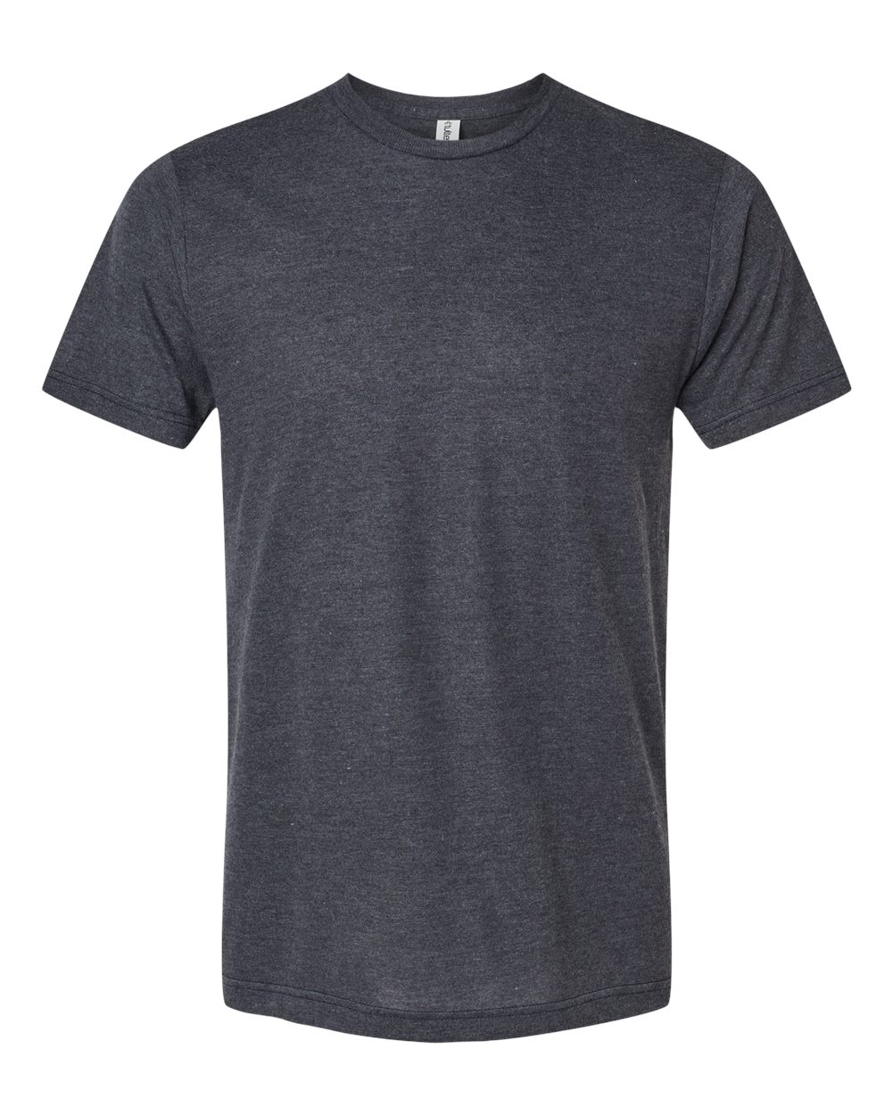 Front View of Graphite Tri Blend Tri-Blend T-Shirt - 254