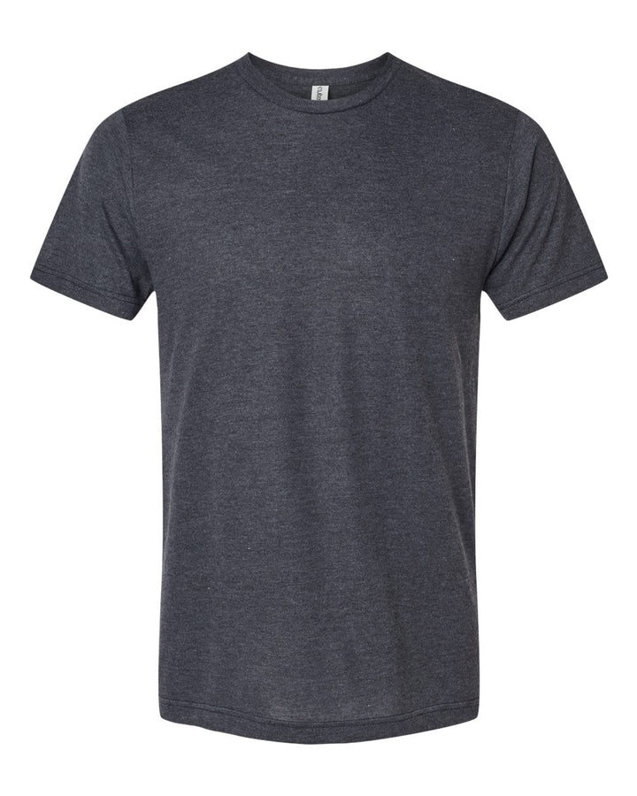 Front View of Graphite Tri Blend Tri-Blend T-Shirt - 254