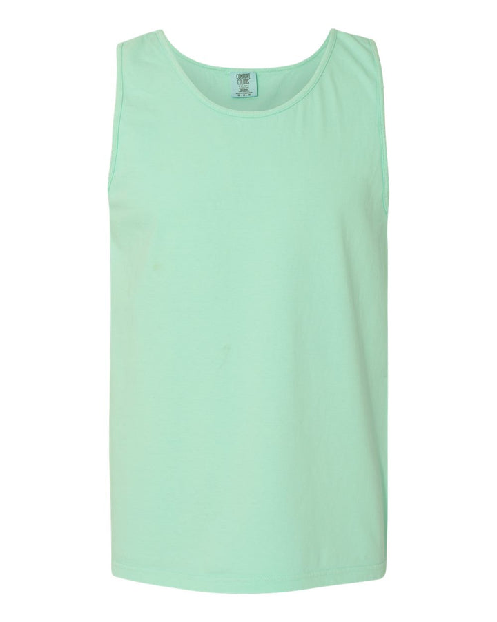 Front View of Island Reef Garment-Dyed Heavyweight Tank Top - 9360
