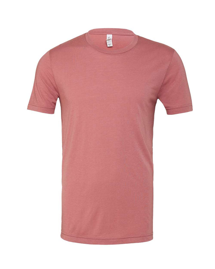 Front View of Mauve Triblend Triblend Tee - 3413