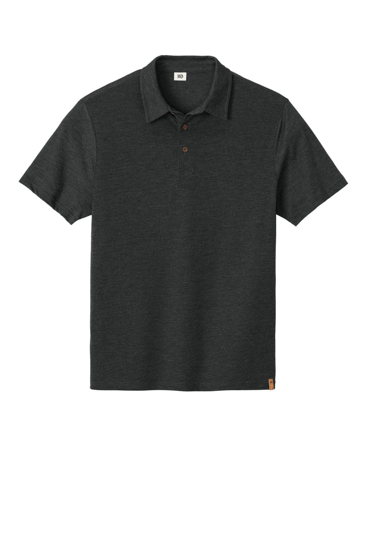 Front View of MtoriteBkH LIMITED EDITION tentree TreeBlend Polo TTCM5660