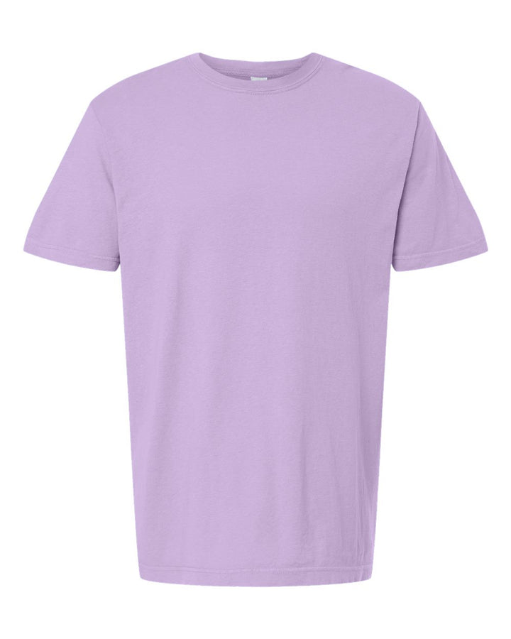 Front View of Orchid Vintage Garment-Dyed T-Shirt - 6500M