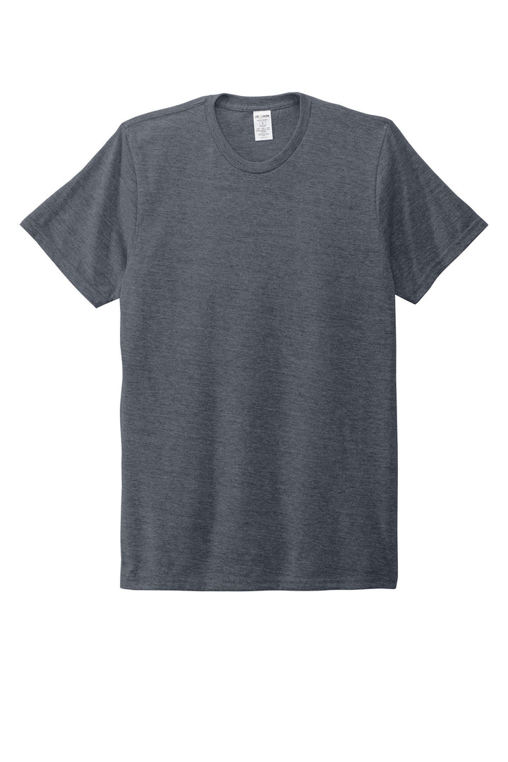 Front View of Rebel Blue Allmade Unisex Tri-Blend Tee AL2004