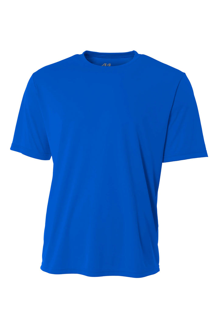 Front View of Royal A4 Youth Cooling Performance Short Sleeve Tee A4NB3142