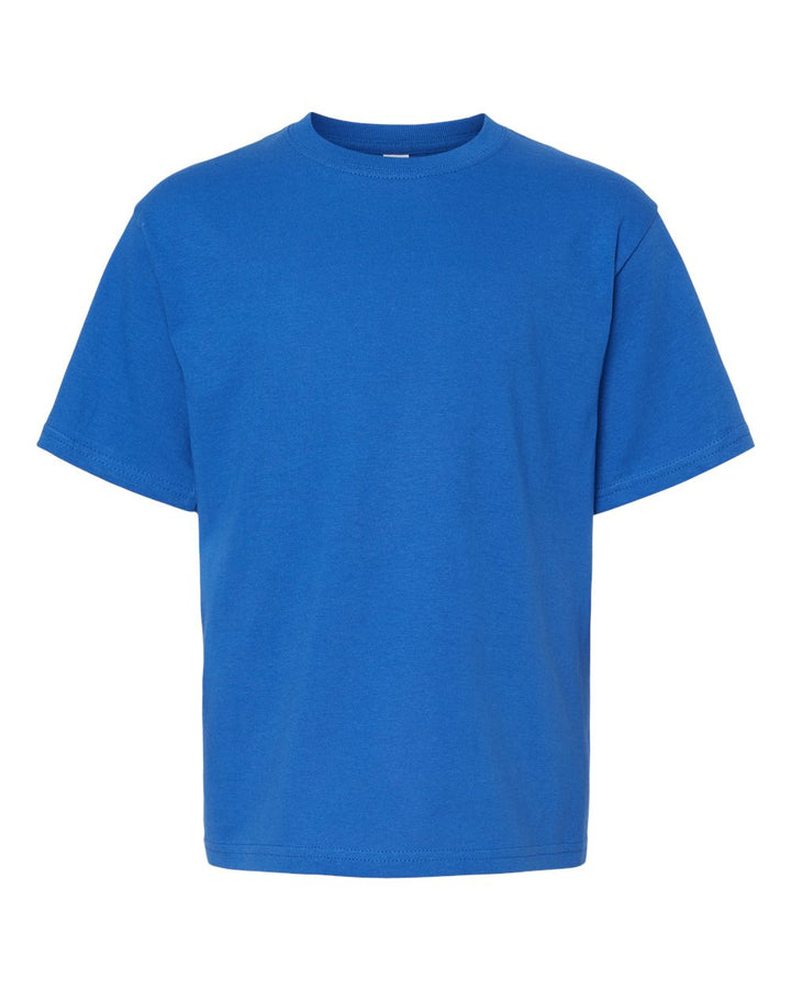 Front View of Royal Youth Gold Soft Touch T-Shirt - 4850
