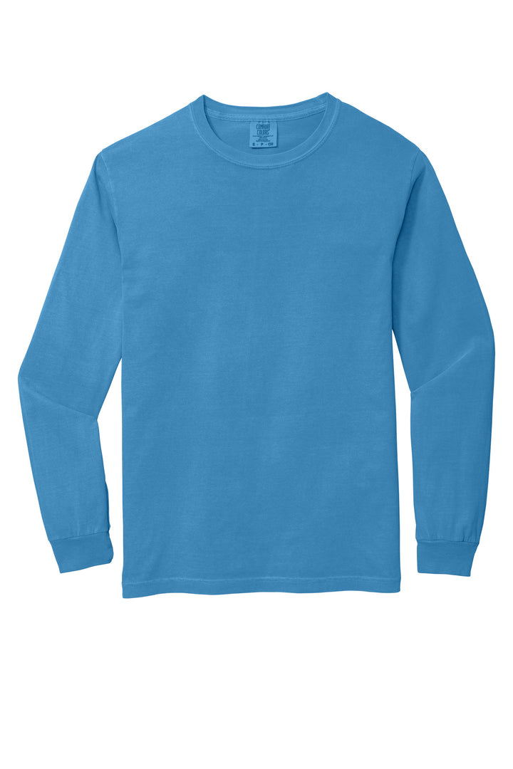 Front View of RoyCaribe COMFORT COLORS Heavyweight Ring Spun Long Sleeve Tee. 6014