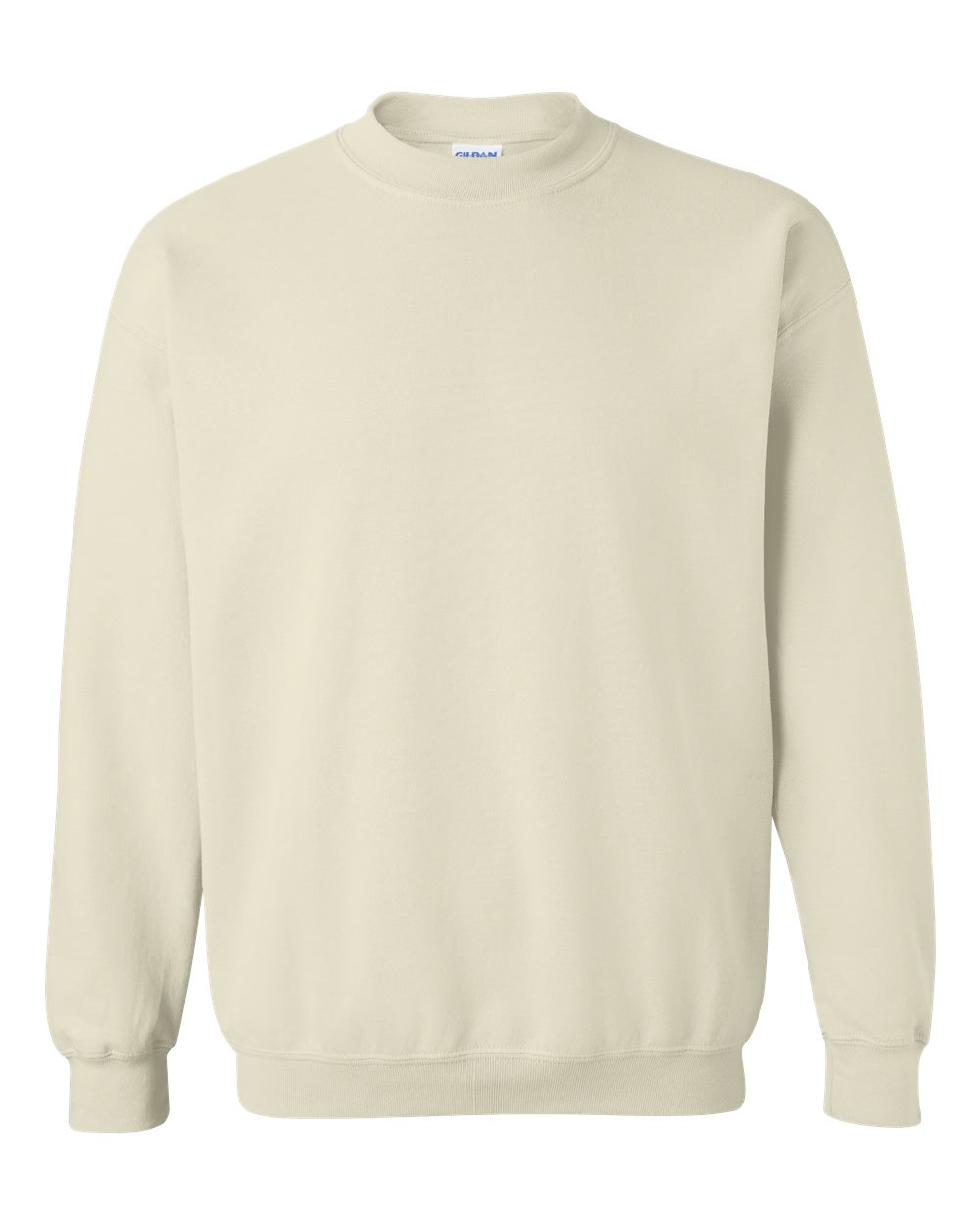Front View of Sand Heavy Blend™ Crewneck Sweatshirt - 18000