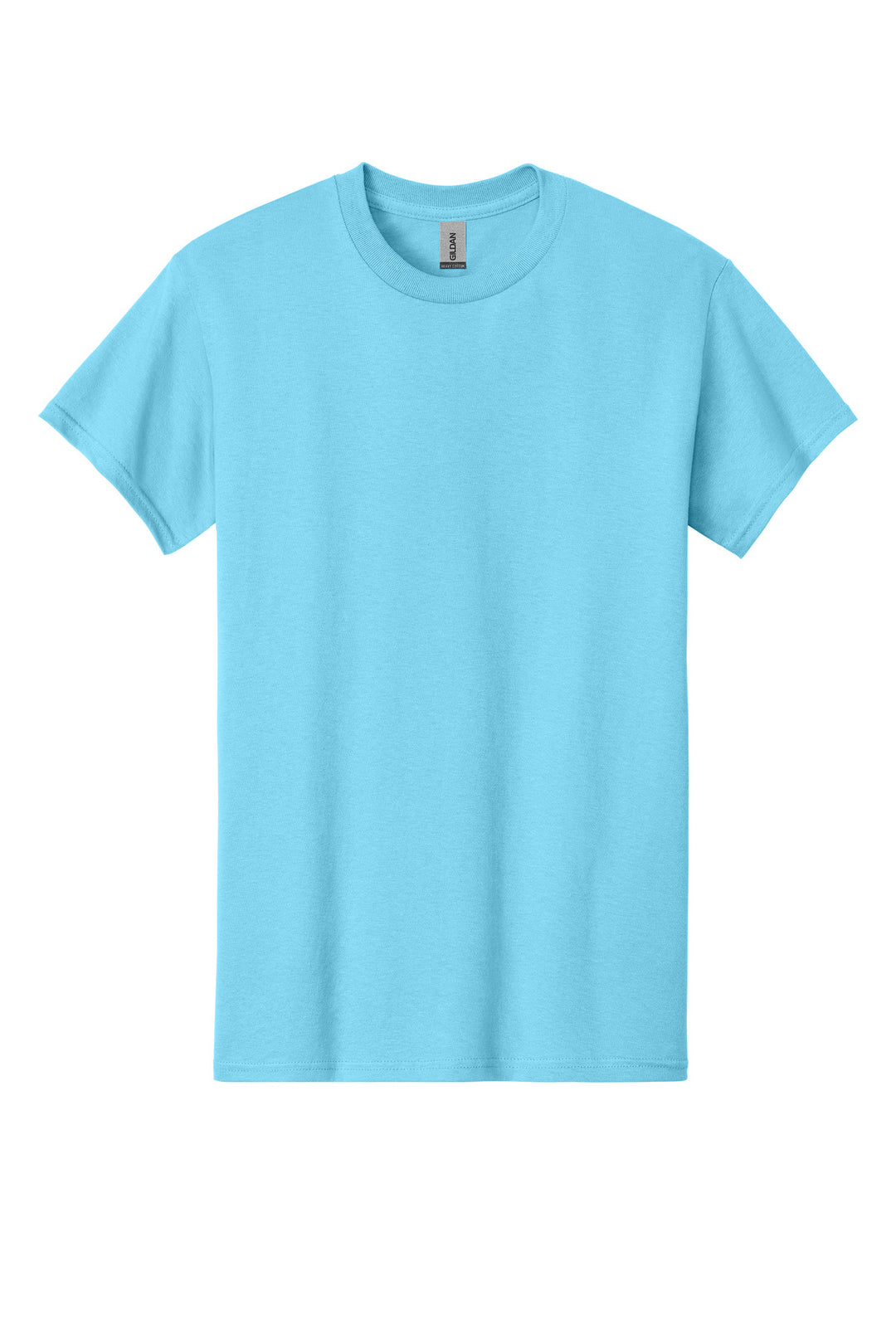 Front View of Sky Gildan - Heavy Cotton 100% Cotton T-Shirt. 5000