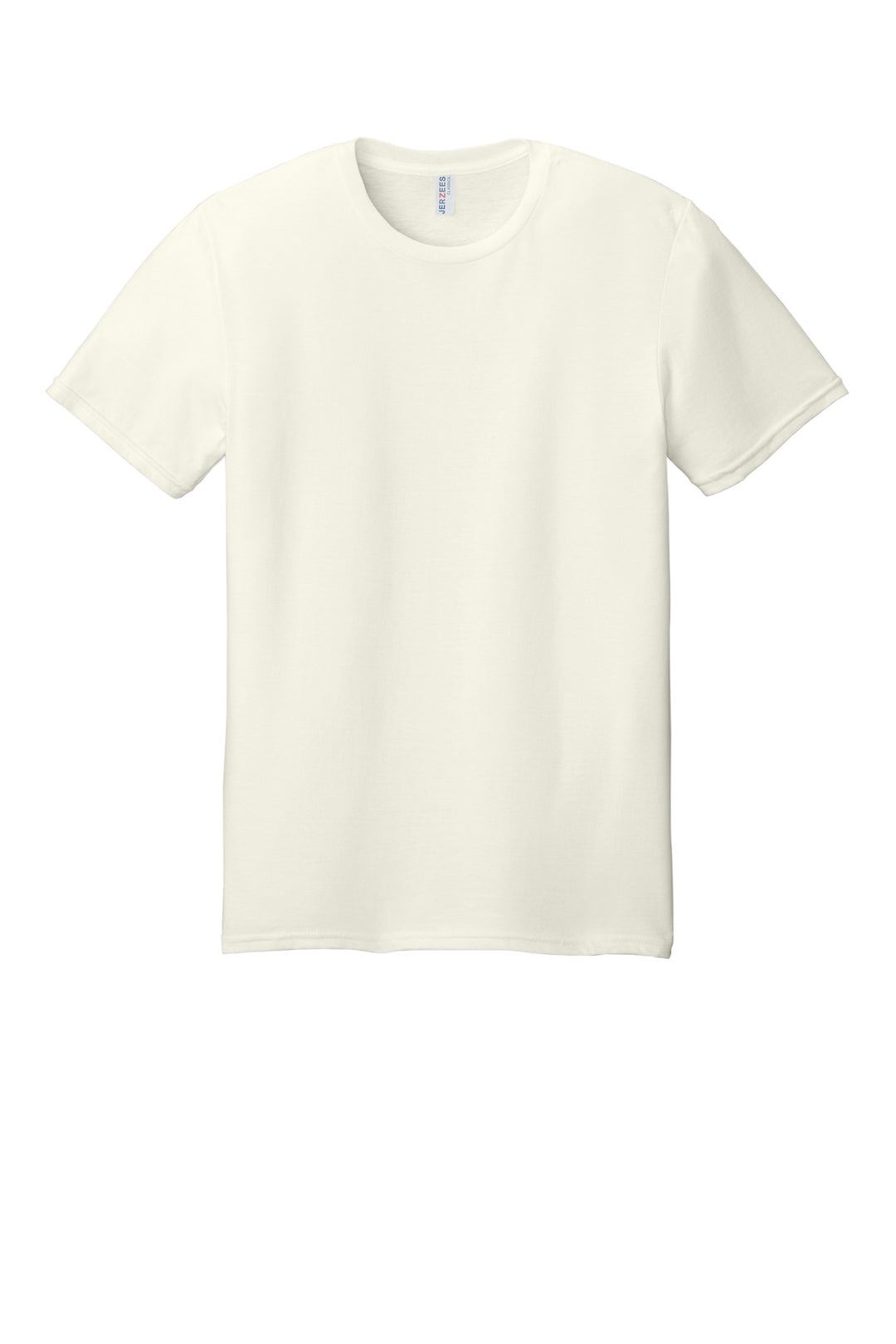 Front View of SwtCrmHthr Jerzees Classics Unisex Cotton T-Shirt 363M