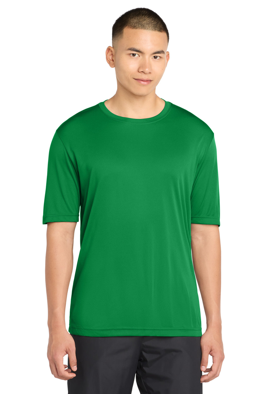 Front View of TrueKllyGr Sport-Tek PosiCharge Competitor Tee. ST350