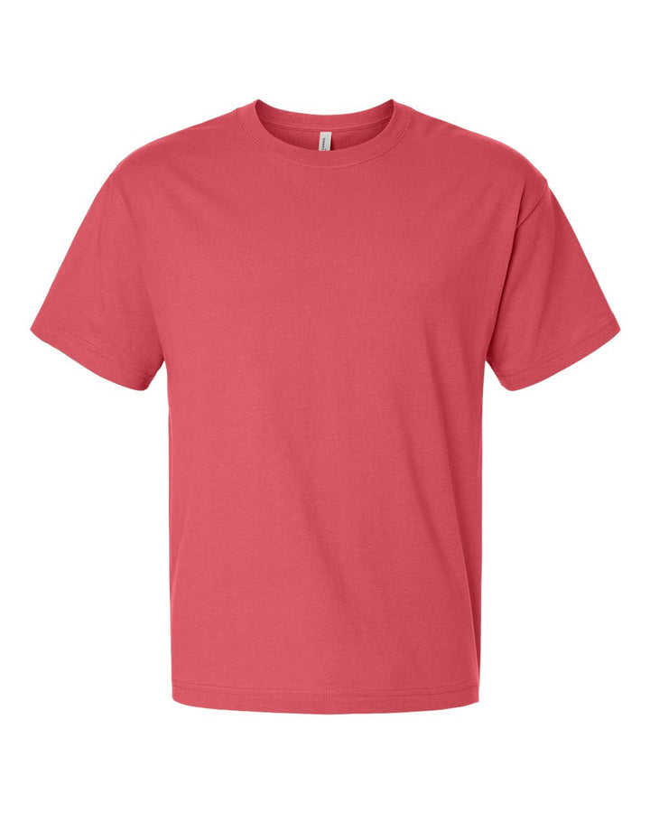 Front View of Vintage Red 6 oz. Heavyweight Tee - 3010