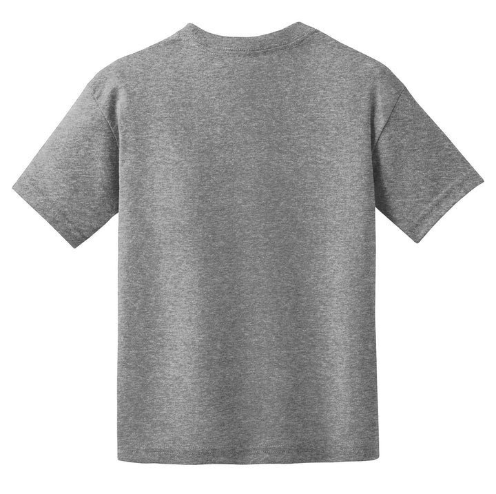 GphHeather Gildan Youth DryBlend 50 Cotton/50 Poly T-Shirt. 8000B