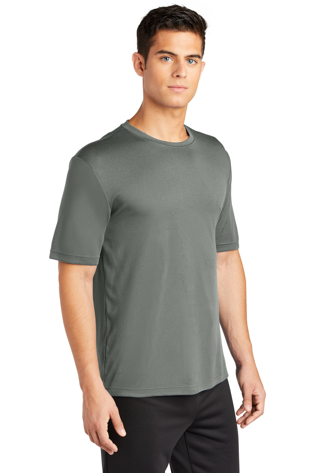 Grey Concrete Sport-Tek PosiCharge Competitor Tee. ST350