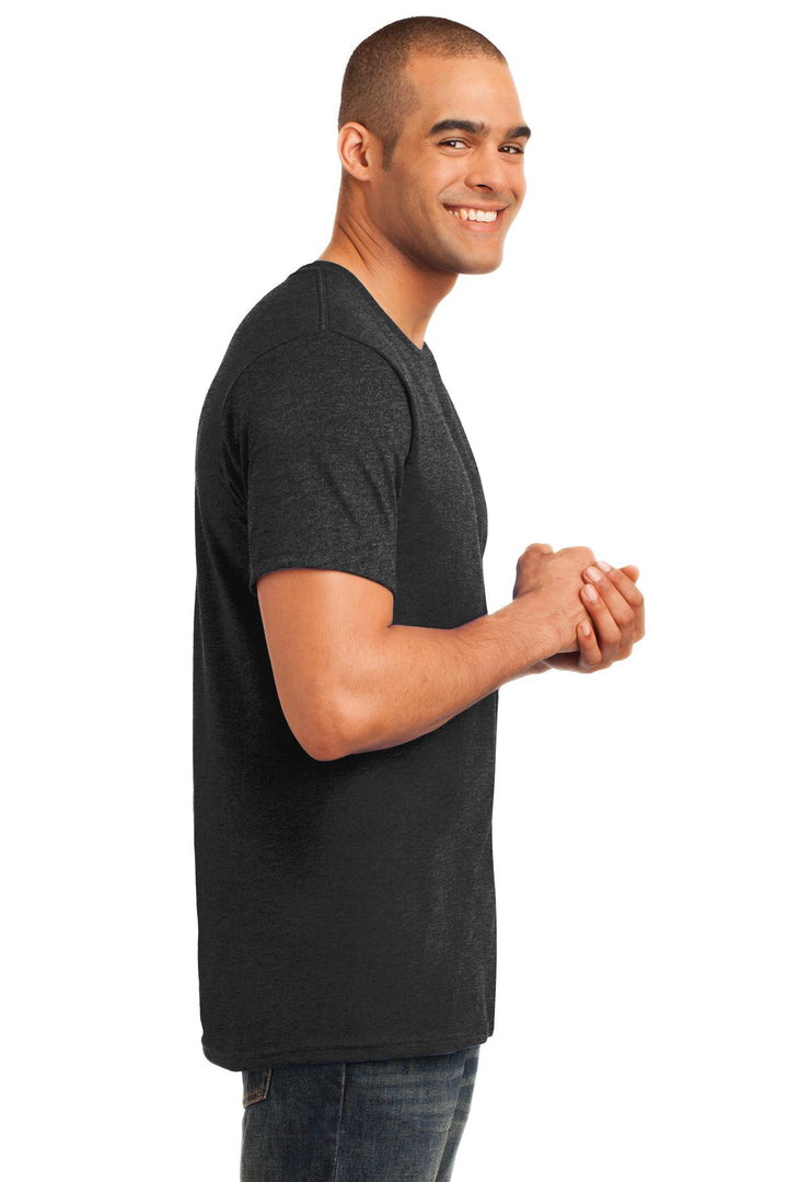 Hthr Dark Grey Gildan 100% Ring Spun Cotton T-Shirt. 980