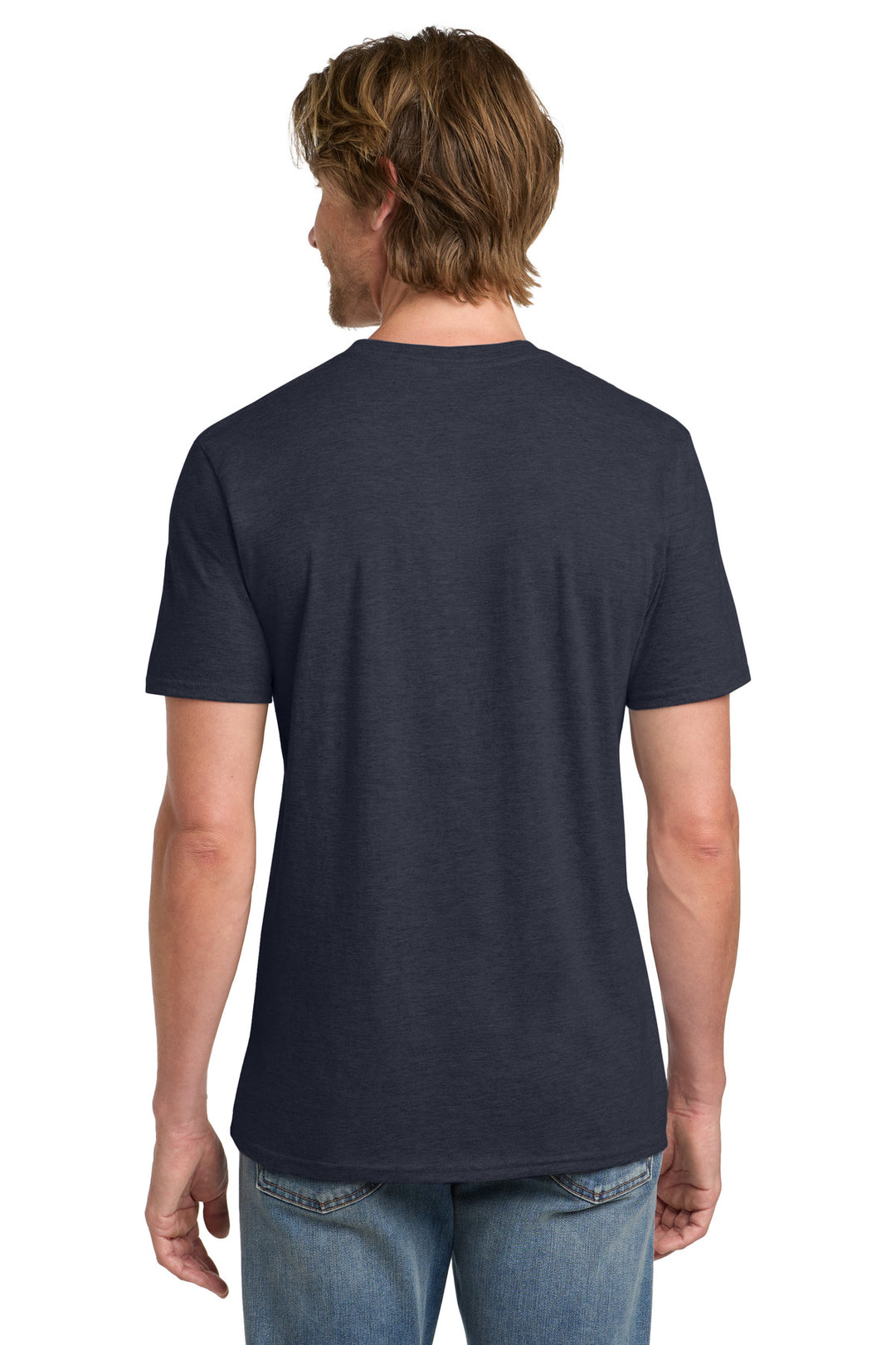 HthrNavy Gildan 100% Ring Spun Cotton T-Shirt. 980