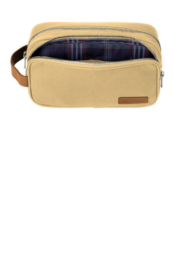 Inside View of LedgerKhk Brooks Brothers Wells Dopp Kit BB18870