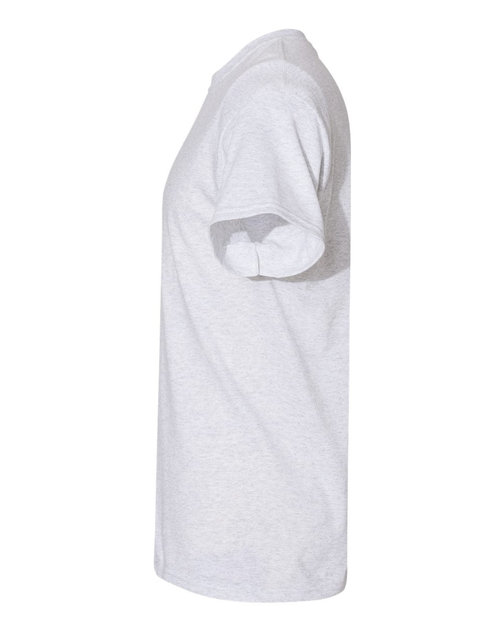 Left View of Ash Heavy Cotton™ T-Shirt - 5000