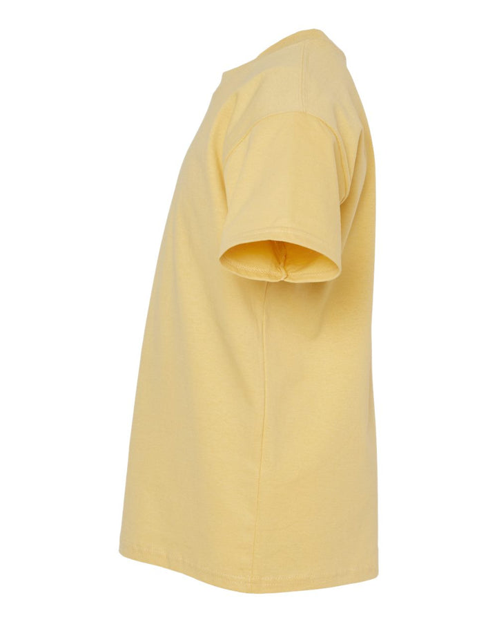 Left View of Athletic Gold Essential-T Youth T-Shirt - 5480
