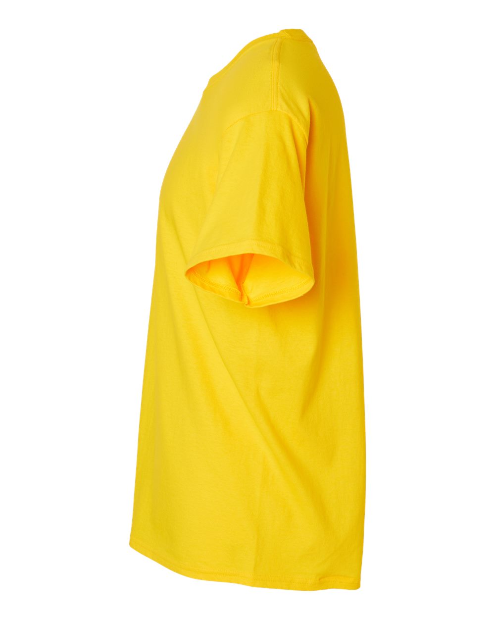 Left View of Athletic Yellow Essential-T T-Shirt - 5280