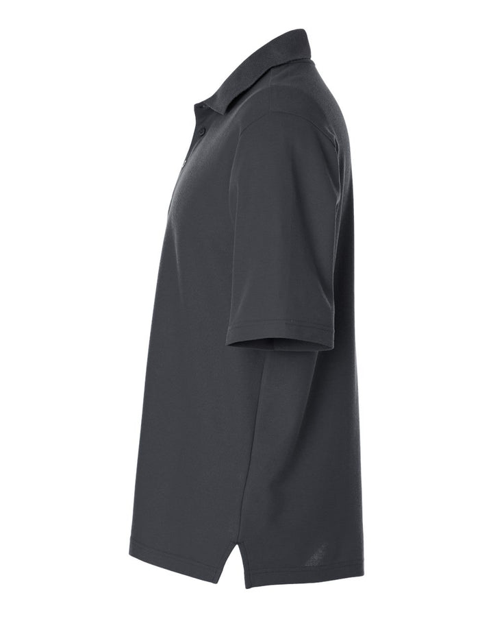 Left View of Carbon Men's Resolve CVC Performance Pique Polo - CE106
